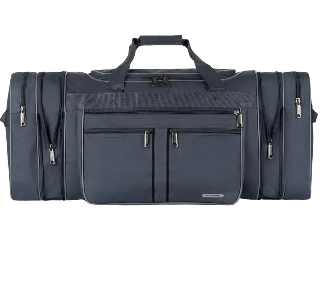 М-215р-1 Сумка спортивная 600 серый (серый/полиэстер/NTL Continent)