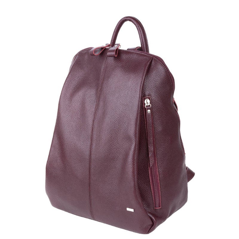 77437 Рюкзак СОФИ CHERRY кожа флотер бордо (Бордовый/29*34*13/натуральная кожа/Esse)