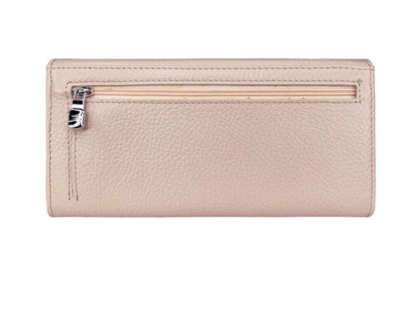 1191-027 Портмоне натуральная кожа KARYA (Розовый светлый/19*10*3/натуральная кожа/KARYA)