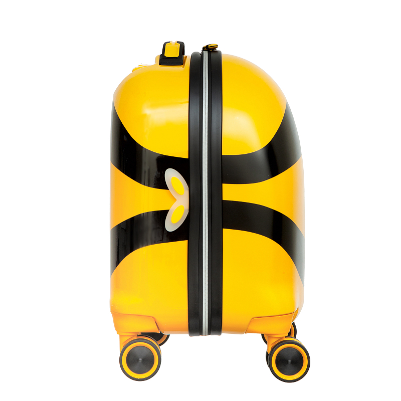 GM20056W15 (yellow) Чемодан-тележка детский Verage (жёлтый/чёрный/34*45*27/поликарбонат+ABS/S/2,1 кг/31 литр/Verage)