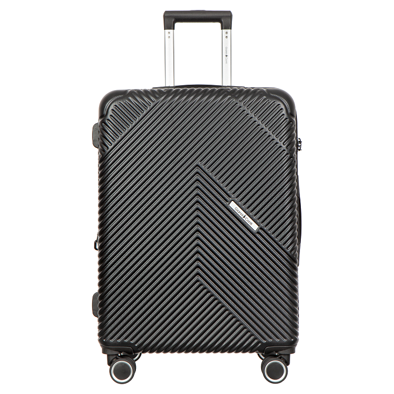 GC AT201-24 black Чемодан-тележка Gianni Coni (черный/47*66*26/АБС пластик/M/3,7 кг/Gianni Conti )