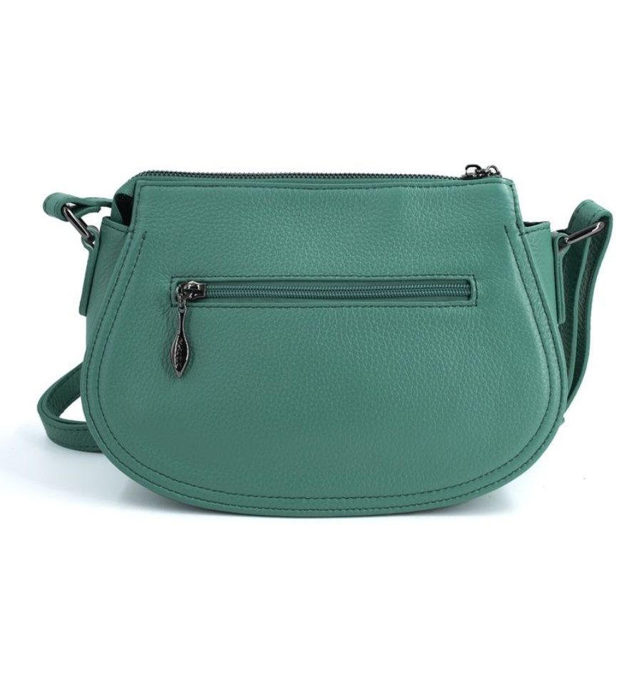 195К Сумка женская натуральная кожа (l green) (Зелёный/натуральная кожа)