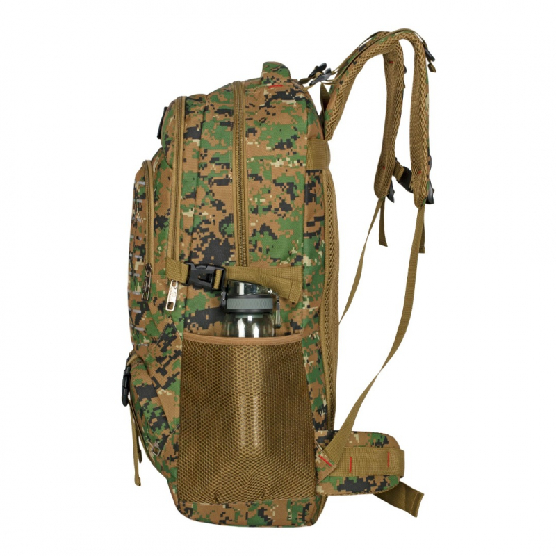 1863-4кф Рюкзак MERLIN  (Хаки/35*65*23/полиэстер/52 литра/MERLIN)