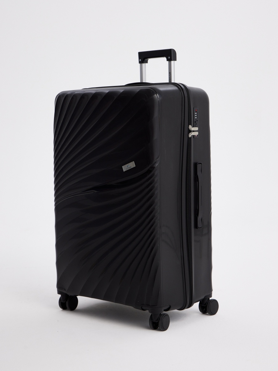 Чемодан Sochi-Black (30) Чёрный (черный/51,5*81,5*32,5/полипропилен/L/4,4 кг/128 литров/L’case)