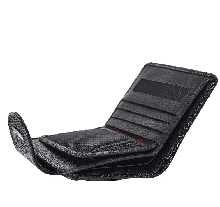 2007-013 Портмоне женское KARYA (Черный/12*10*3/натуральная кожа)