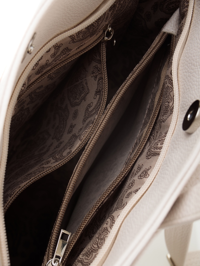 3851 Рюкзак женский (св. бежевый) (Бежевый/28*34*9/Экокожа)