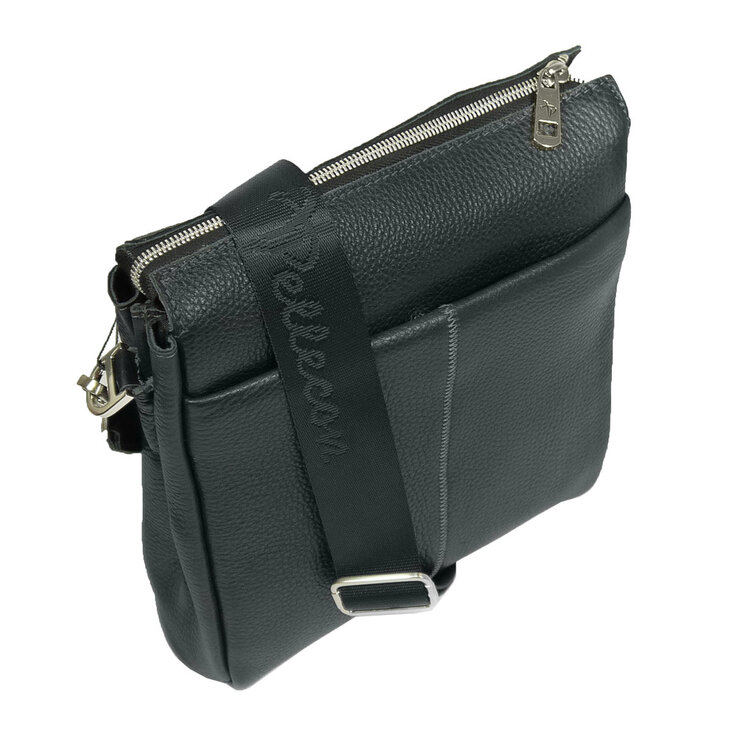 102-863-1 Сумка мужская кожа (Пеллекон) (черный/22*28*8/натуральная кожа/PELLECON)