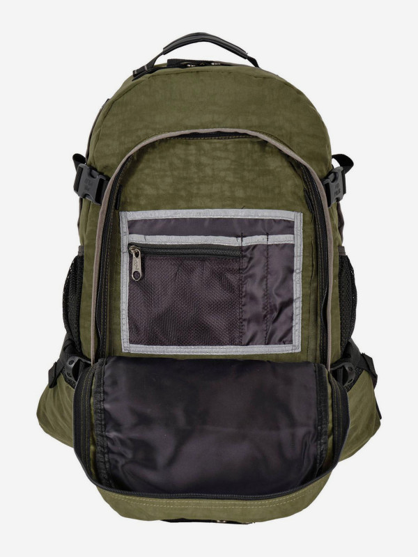 П1956-06 (т.серый) Рюкзак со шнурками (Серый тёмный/27*46*16/полиэстер/0,8 кг/20 литров/Polar)