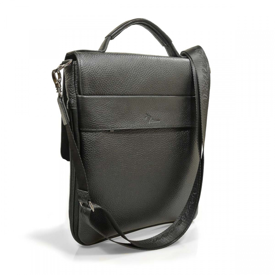 102-271-1 Портфель мужской кожа (Пеллекон) (черный/28*33*5,5-10/натуральная кожа/PELLECON)