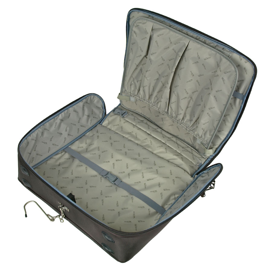 7040 (коричневый) Портплед двойной карман №2 текстиль (Коричневый/60*53*15/полиэстер/2,0 кг./48 литров/Polar)