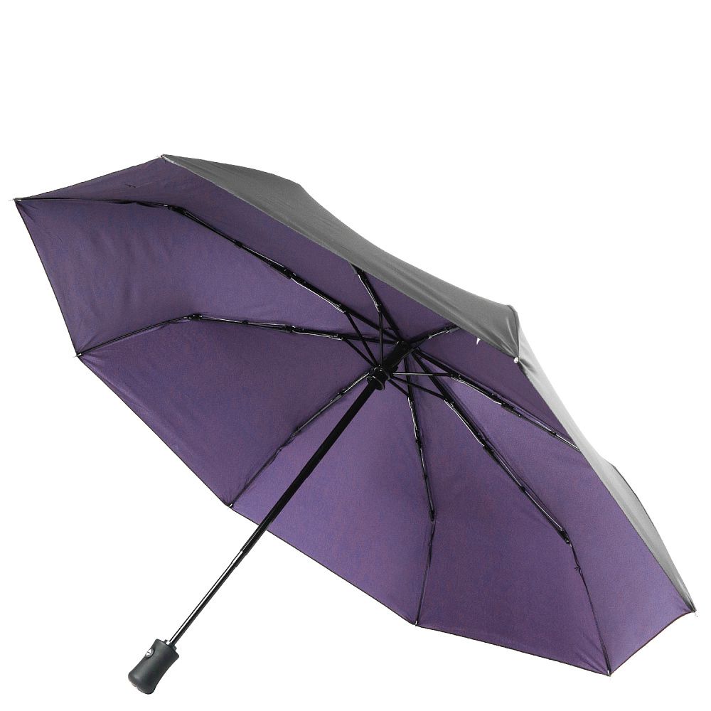 UFDF0001-10 Зонт жен. Fabretti, автомат, 3 сложения, эпонж (Фиолетовый/58*8/полиэстер/FABRETTI)