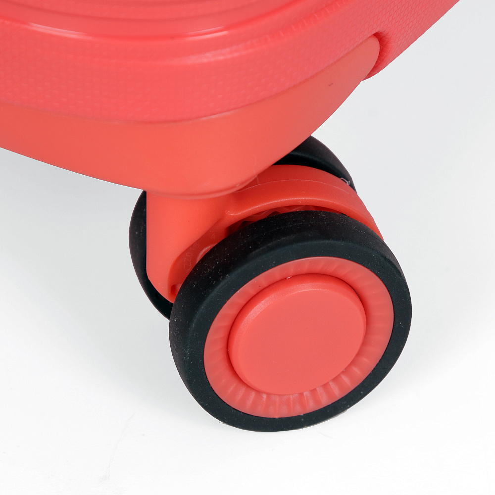 EN9520-20-44 Чемодан 4-х колесный 100% полипропилен  FABRETTI (коралловый/39*54*21/полипропилен/S/FABRETTI)