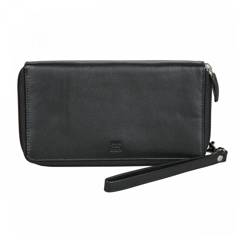 846-02 (denim black) Клатч мужской Sergio Belotti  (Черный/11,5*20*3,5/натуральная кожа)