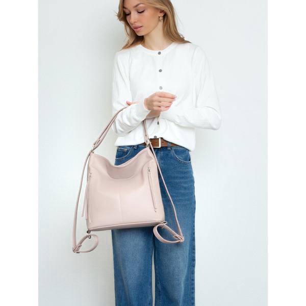 2854VN Сумка-рюкзак женская Бежевый (бежевый/30*32*11/экокожа/Richet)