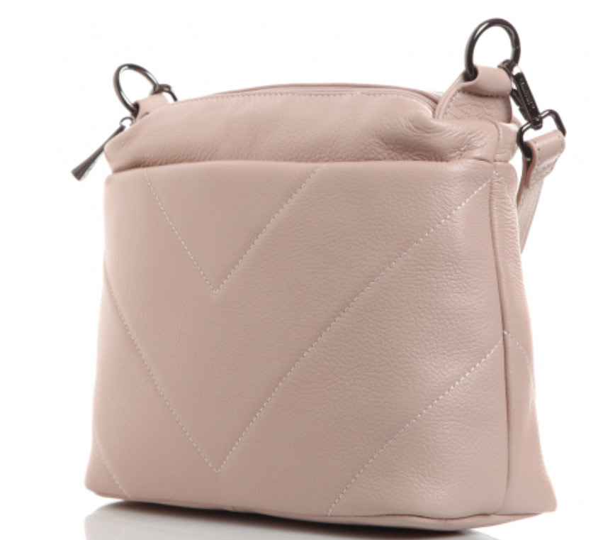 8298К Сумка женская натуральная кожа (l pink) (Розовый светлый/натуральная кожа/Redmond)