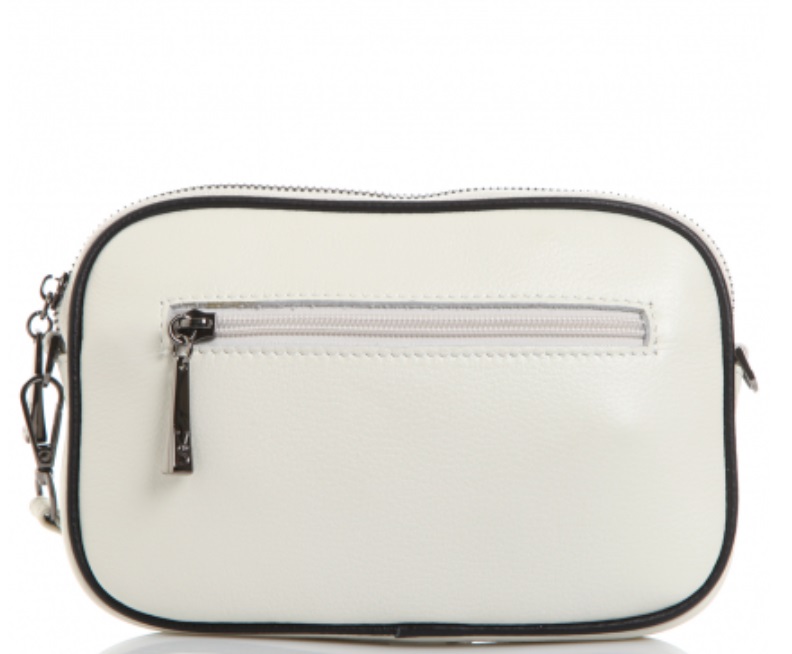 701К Сумка женская натуральная кожа белый (Белый/22*15*3/натуральная кожа/Redmond)