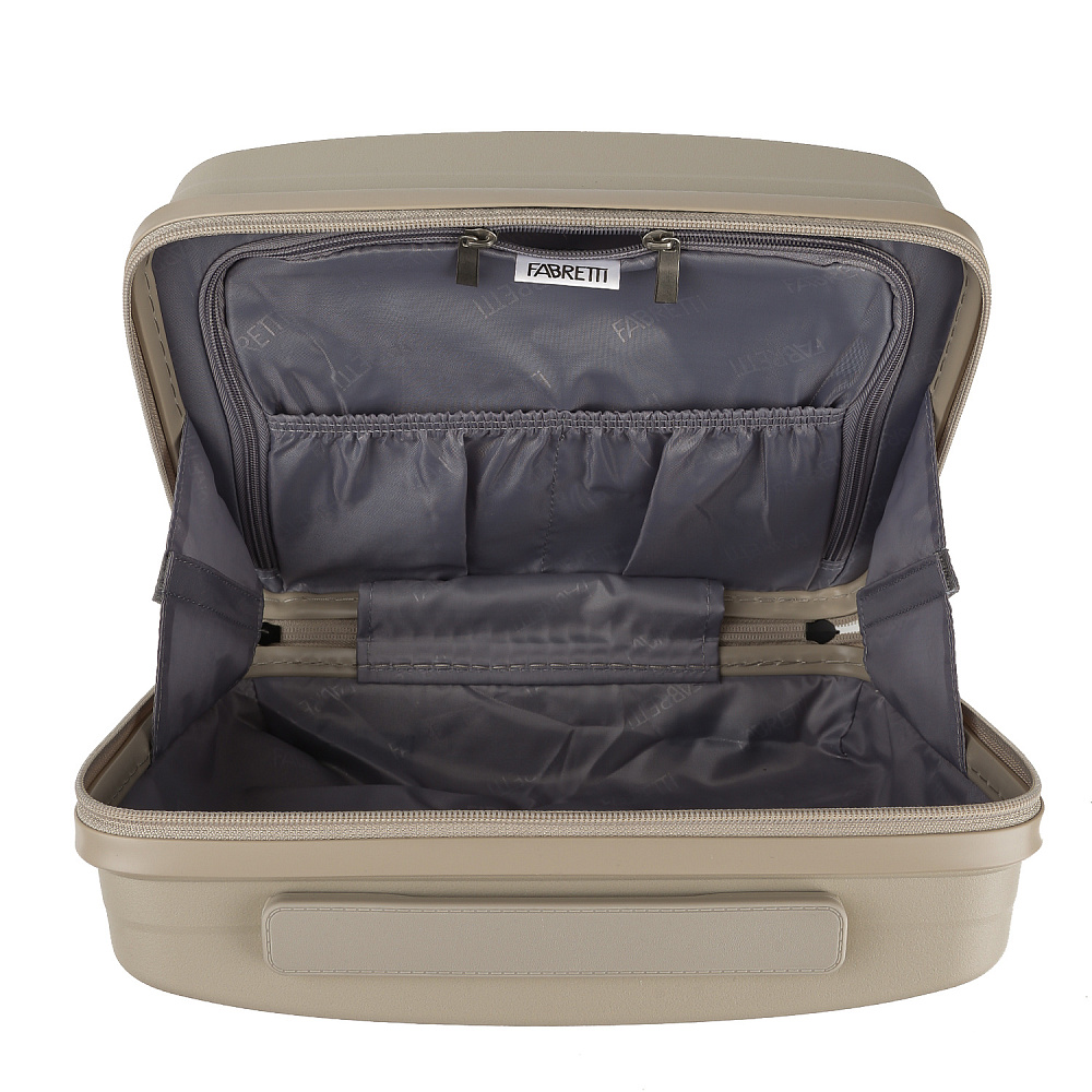 EN1040-13 FABRETTI Бьюти-кейс 100% полипропилен (бежевый/35*28*17/полипропилен/FABRETTI)