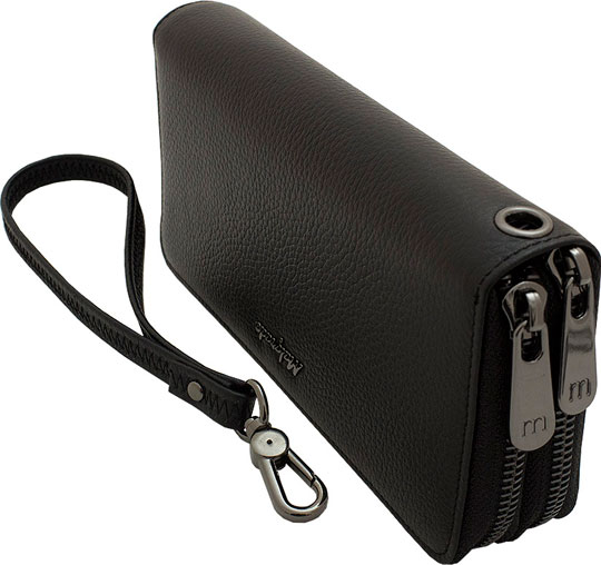 73007-5001D Black Клатч (Malgrado) (черный/19*9,5*3/натуральная кожа/Malgrado)