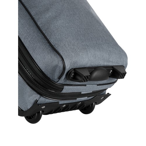 М-7318-2Б Сумка на колесах катионик (серый) (серый/30*47*22/текстиль/NTL Continent)