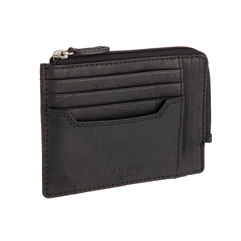 4117194 black Картхолдер Gianni Conti (черный/13*9*1/натуральная кожа/Gianni Conti )