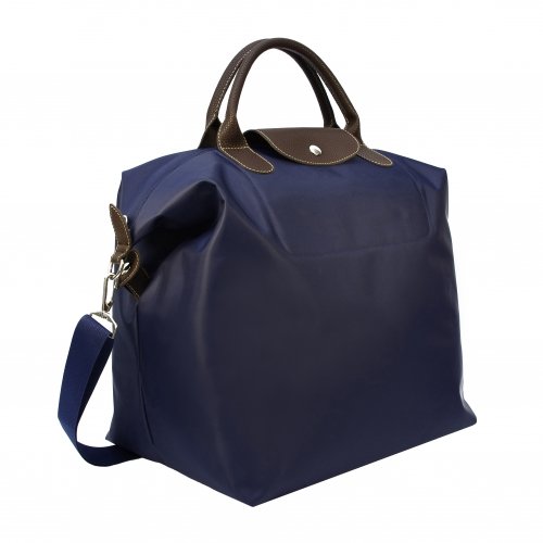 2-313 Сумка дорожная сатин/темно-синий(Ручная кладь ПОБЕДА)  (Синий/30*36*27/текстиль/ANTAN)