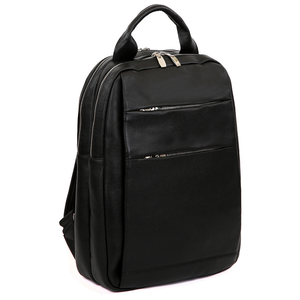 981063-2 FABRETTI Рюкзак муж. нат. кожа (Черный/28*38*10/натуральная кожа/FABRETTI)