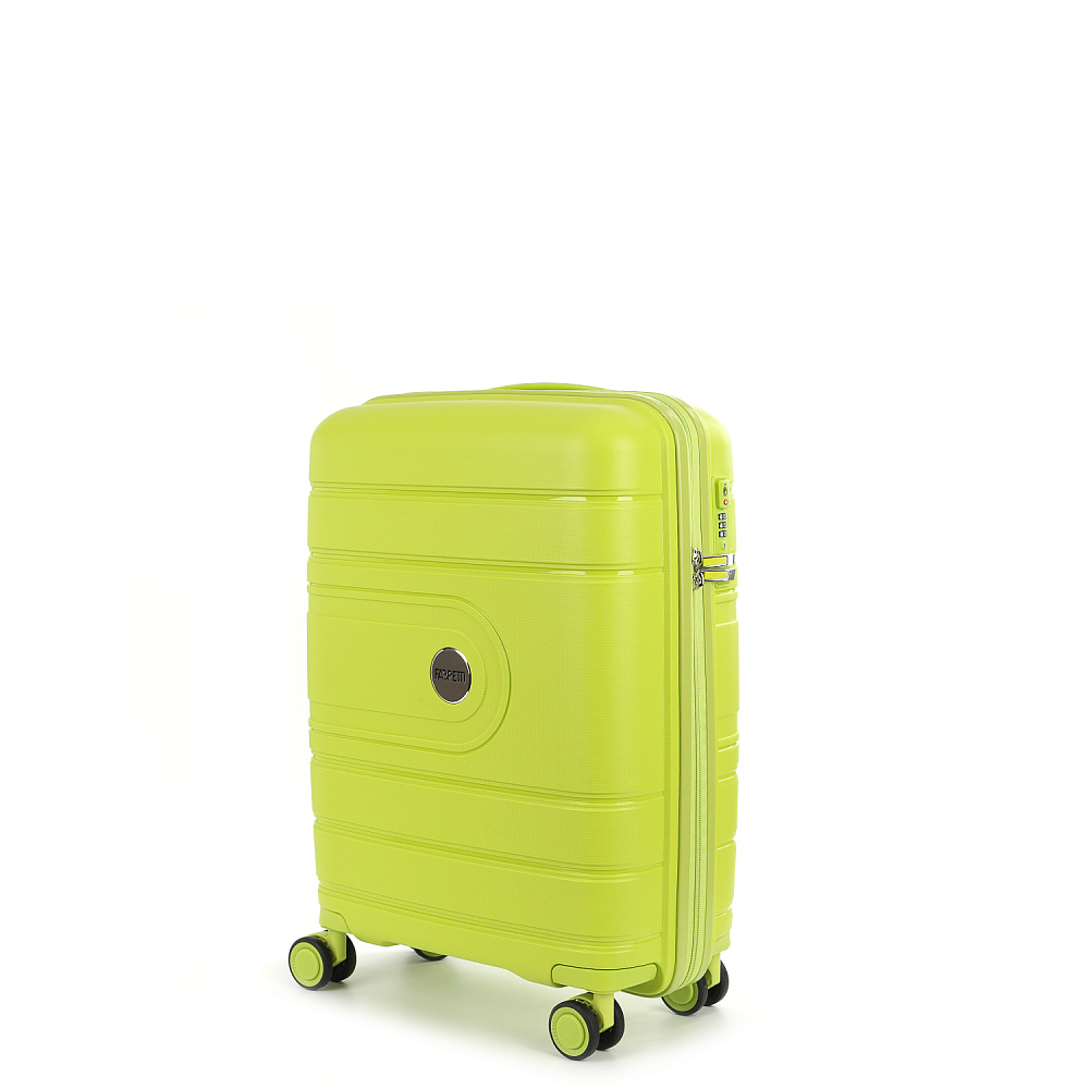 EN9520-20-11 FABRETTI Чемодан 4-х колесный 100% полипропилен (Зелёный/39*54*21/полипропилен/S/FABRETTI)