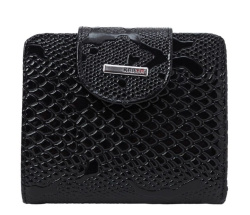 2007-013 Портмоне женское KARYA (Черный/12*10*3/натуральная кожа)