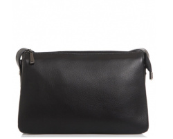 226К Сумка женская натуральная кожа (черный) (черный/28*20*7/натуральная кожа/Redmond)