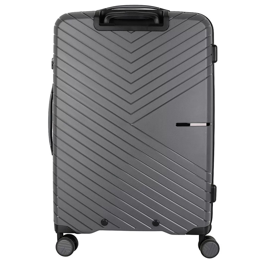 45A-015-424 Чемодан 4-х колесный (Серый/45*68*26/полипропилен/M/3,0 кг/70 литров)