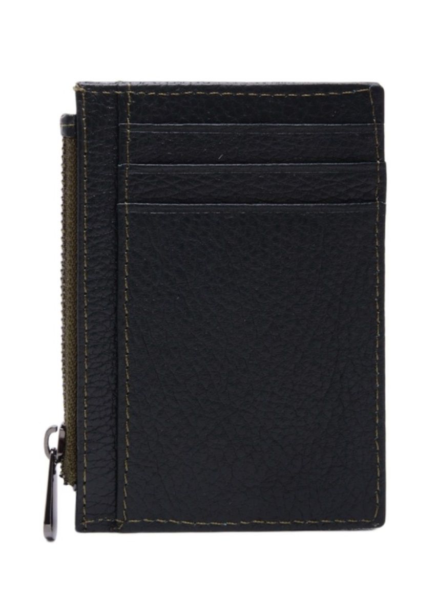 0042-030 Картхолдер натуральная кожа KARYA (Зелёный/12*8*0,5/натуральная кожа/KARYA)