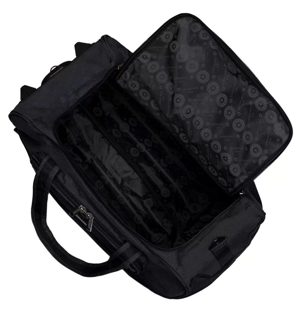 М-59 Сумки на колесах катионик черный (Черный/56*33*35/катионик/78 литров/NTL Continent)