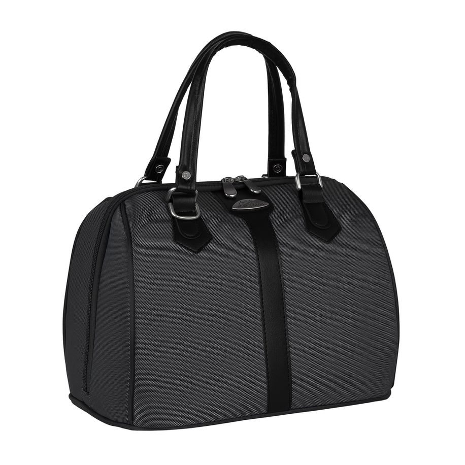 7028.5 (черный) Малая Сумка Бьюти-Кейс текстиль (черный/34*25*22/полиэстер/Polar)