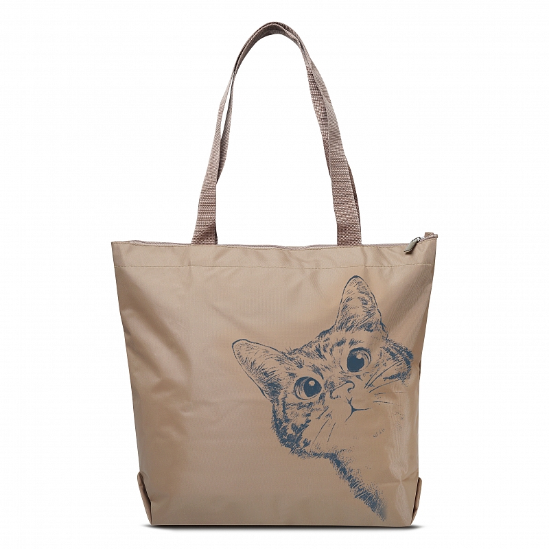 1-111 Сумка молодёжная (Любознательный/бежевый) (Бежевый/36*43*12/текстиль/ANTAN)