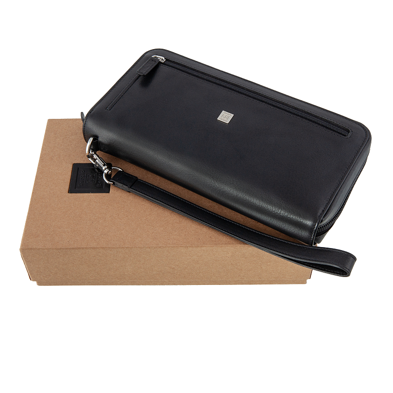 9323 VT (Genoa black) Клатч мужской Sergio Belotti (Черный/23,5*12*4,5/натуральная кожа/Sergio Belotti)