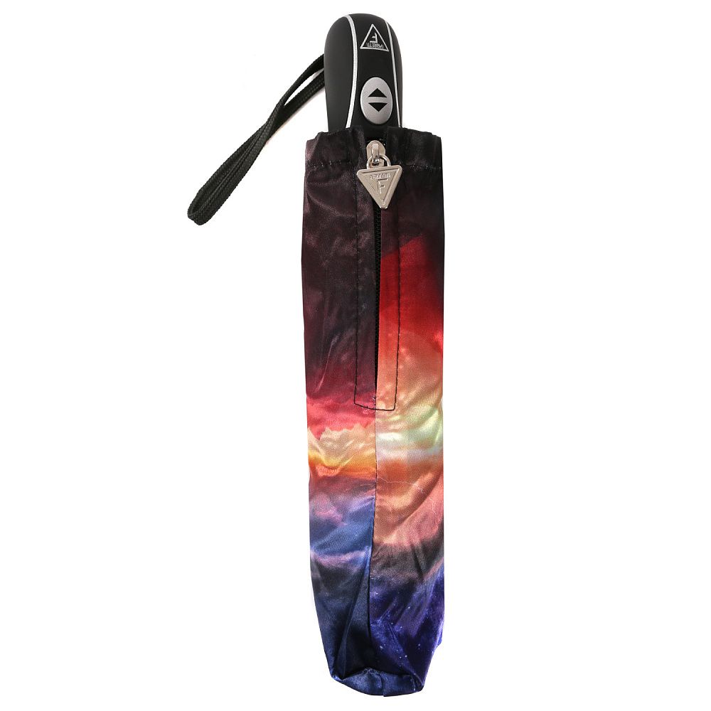 UFS0057-6 Зонт жен. Fabretti, автомат, 3 сложения,  сатин (Оранжевый/58*8/полиэстер/FABRETTI)