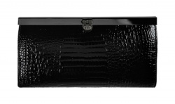 73003-46# Black Кошелек Большой Malgrado (черный/19*10*2/натуральная кожа/Malgrado)