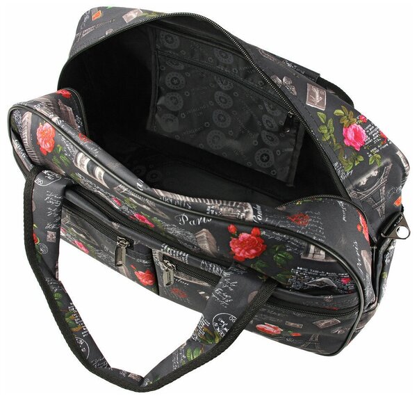 М-506 Саквояж дизайн париж (Фиолетовый/55*36*24/полиэстер/NTL Continent)