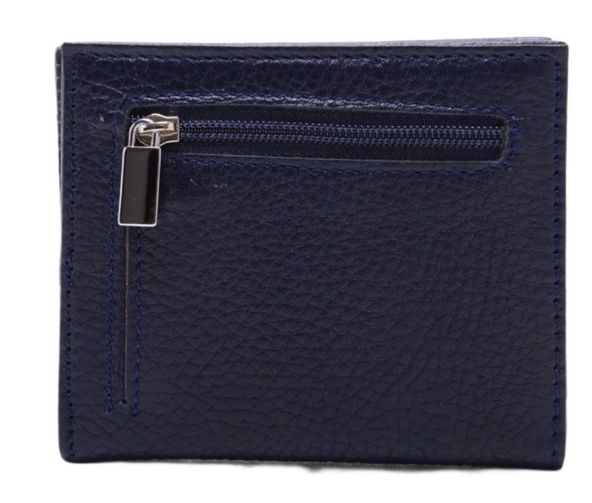 0020-44 Картхолдер натуральная кожа KARYA (Синий/10*9*1/натуральная кожа/KARYA)