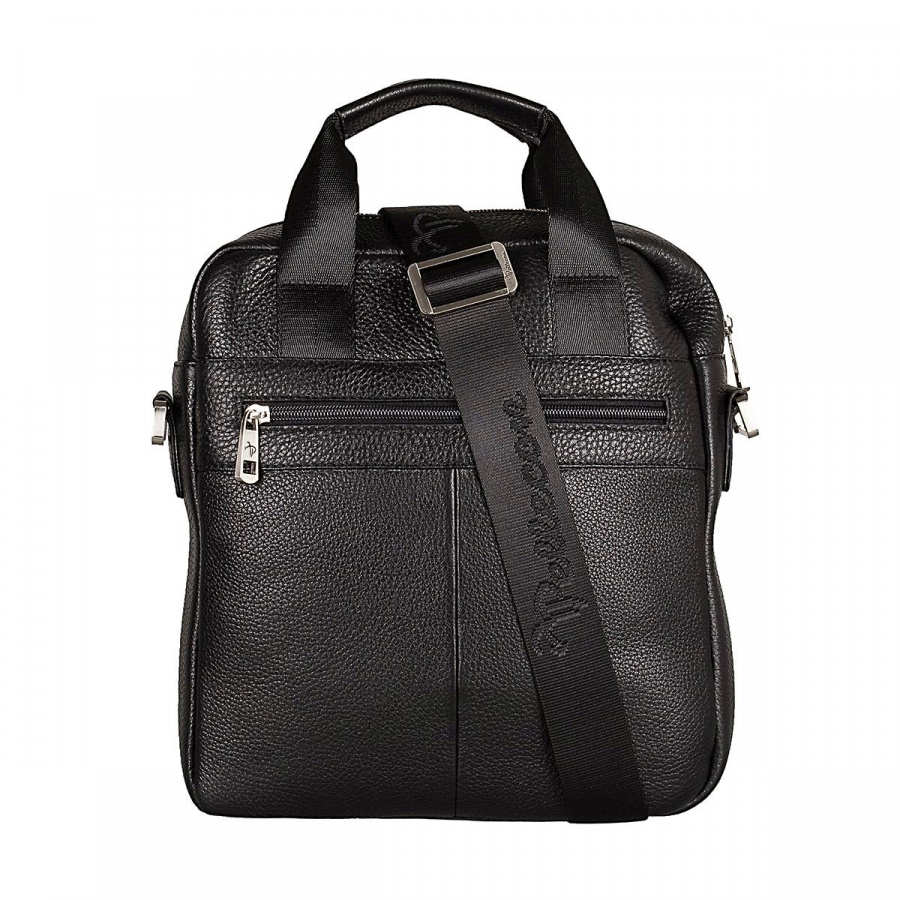 102-21516-1 Сумка мужская (Пеллекон) (Черный/27,5*31*7,5/натуральная кожа)