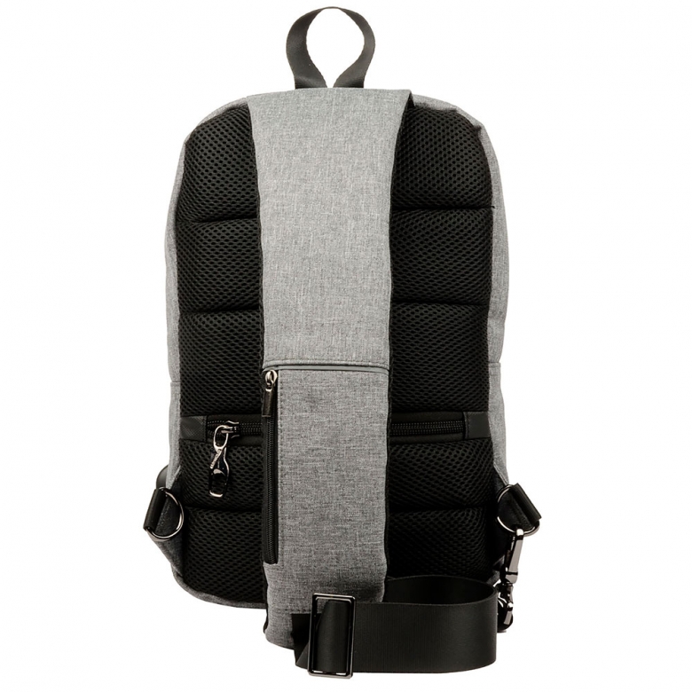 1206 (GREY) Рюкзак на одной лямке ARISTOCRAT (Серый/20*30*10/полиэстер/4 литра/ARISTOCRAT )