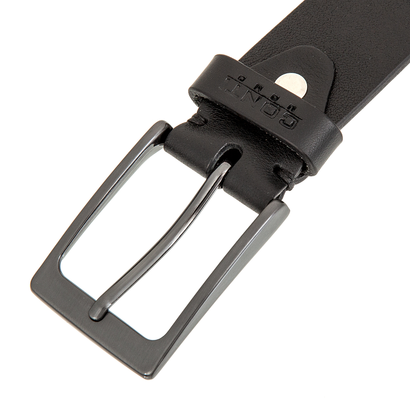 35003 Black Ремень Conti Uomo (длина 120) (черный/120 см/натуральная кожа/Conti Uomo)