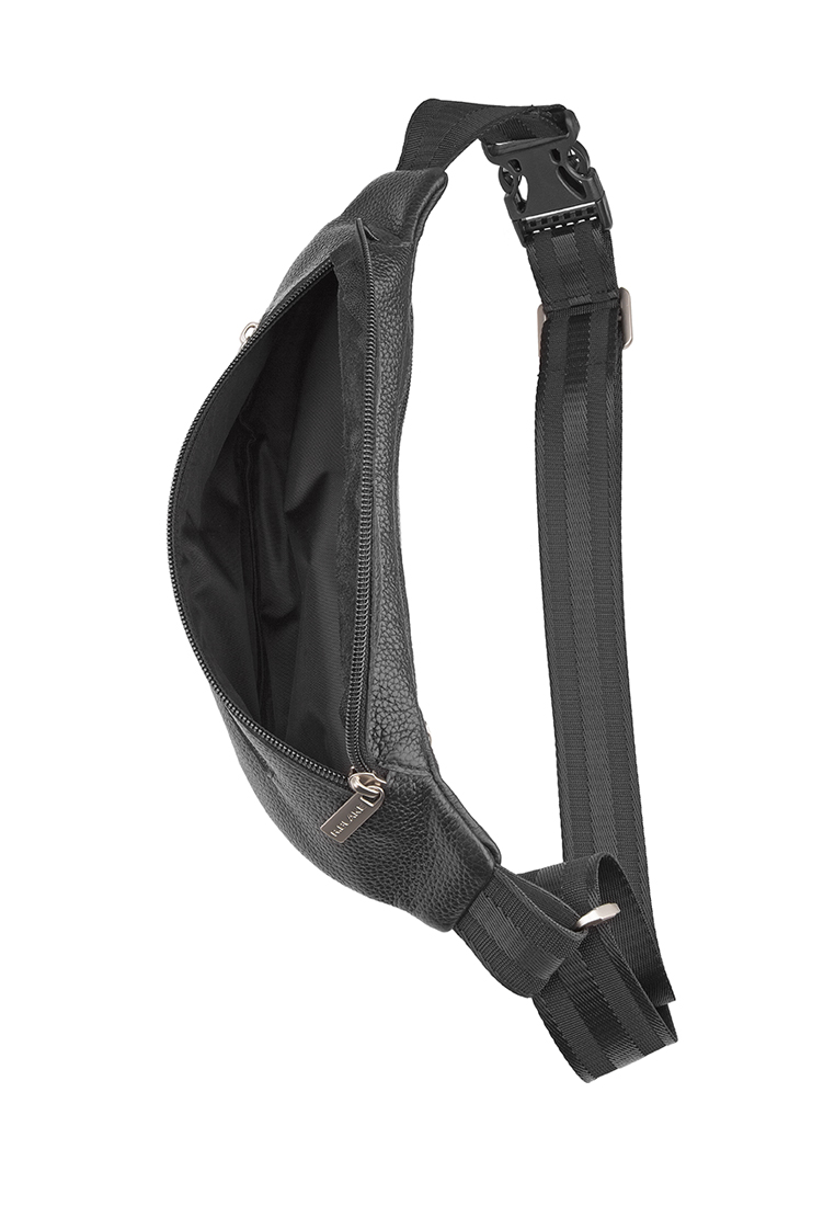 78234 Сумка поясная НИКОЛАС DEERSKIN кожа черный (Черный/22*13*8/натуральная кожа/R.Blake)