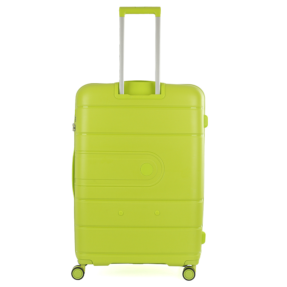 EN9520-28-11 Чемодан 4-х колесный 100% полипропилен FABRETTI (зелёный/51*77*31/полипропилен/L/FABRETTI)