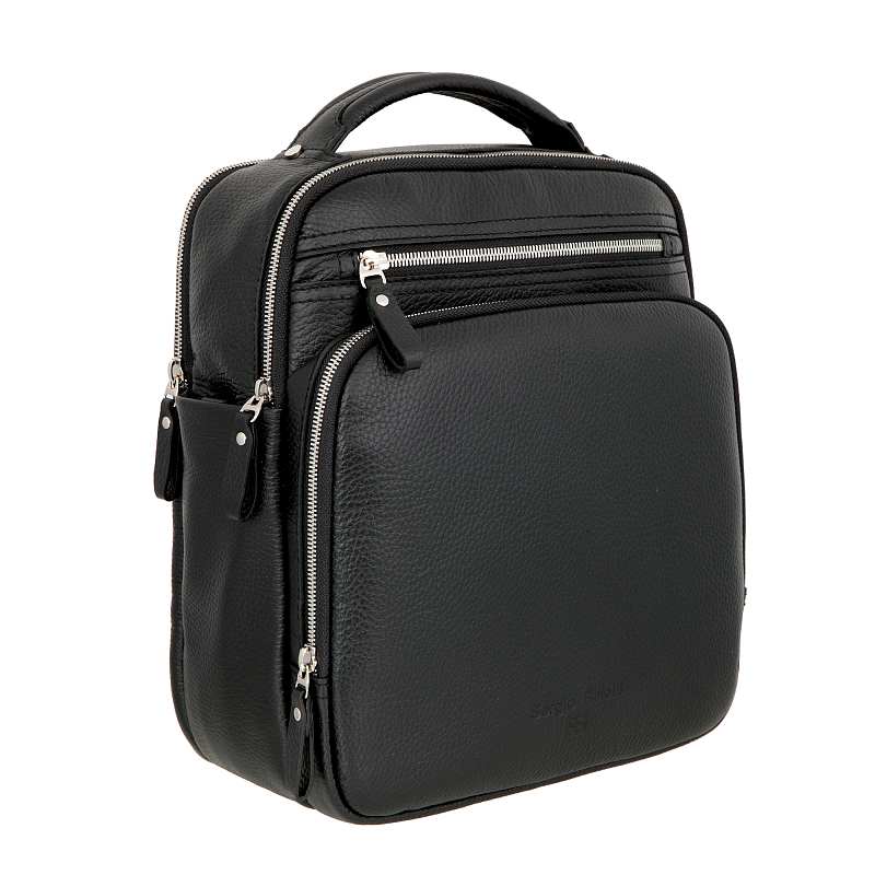 7061 (Napoli black) Планшет Sergio Belotti (черный/37*27*8/натуральная кожа/Sergio Belotti)