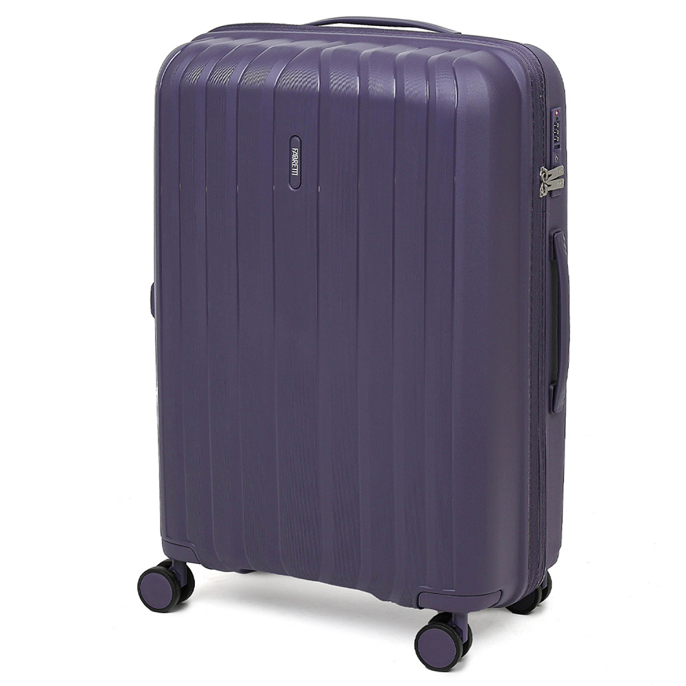 FT2125-28-10 FABRETTI Чемодан 4-х колесный 100% полипропилен (синий/52*76*30/полипропилен/L/FABRETTI)