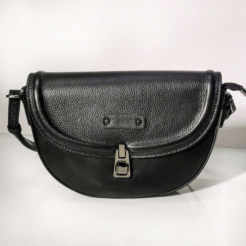 8396К Сумка женская натуральная кожа (черный) (Черный/25*18*6/натуральная кожа/Redmond)