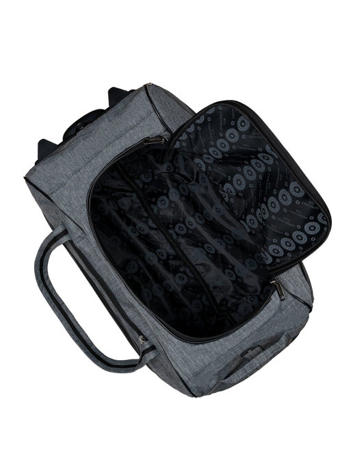 М-198 Сумка на колесах катионик серый (серый/54*32*32/катионик/NTL Continent)