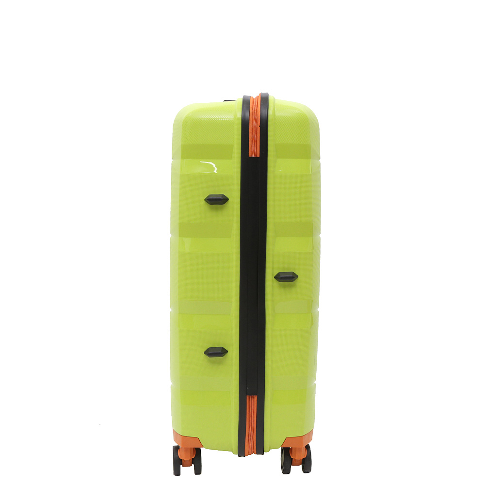 EN6520-24-116 FABRETTI Чемодан 4-х колесный 100% полипропилен (зелёный/45*66*26/полипропилен/M/FABRETTI)