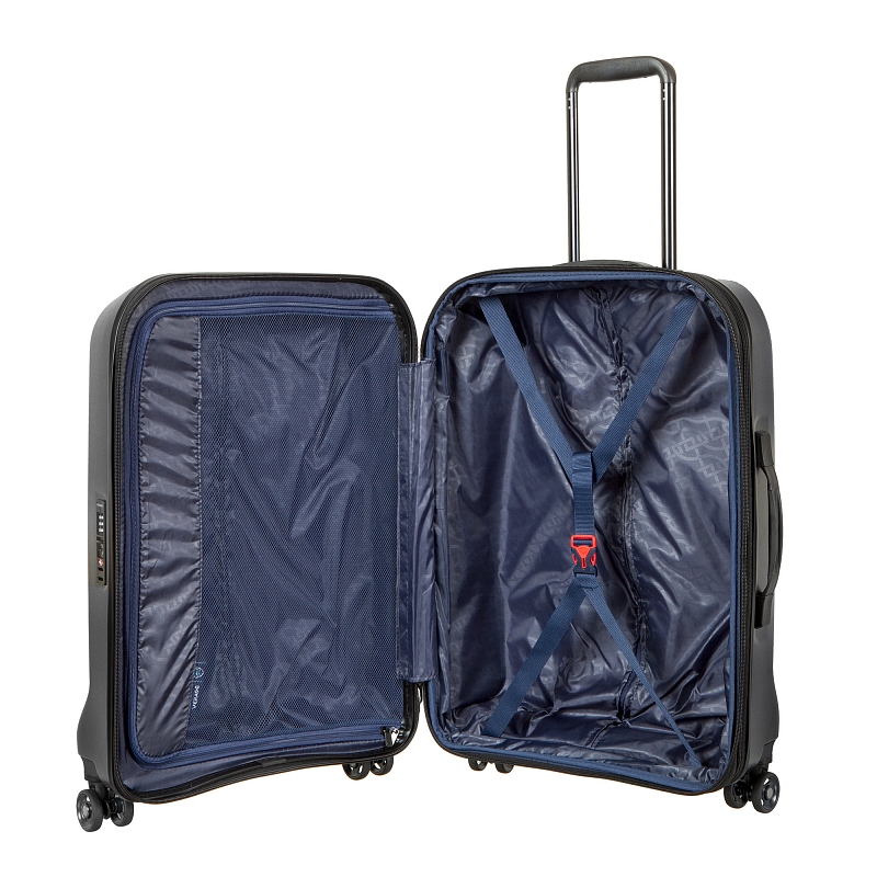 GM20075W24 (black) Чемодан-тележка Verage (черный/46*67*26/поликарбонат/M/3,25 кг/Verage)